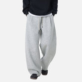 Pleated Straight Sweatpants