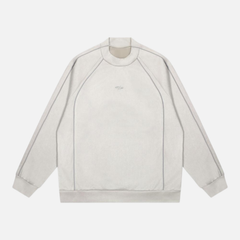 Contour Line Pullover Sweatshirt