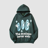 Bold Puff Print Oversized Hoodie