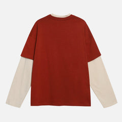 Varsity Layered Sweatshirt