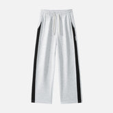 Colorblock Casual Straight-Leg Pants