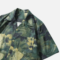 Flower oil painting shirt