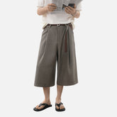 Clean-Fit Tailored Shorts
