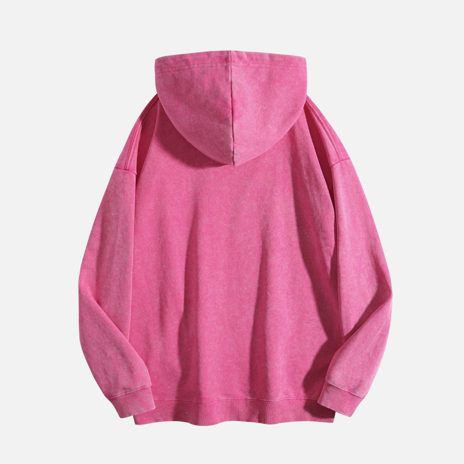 Washed Vintage Solid Color Hoodie