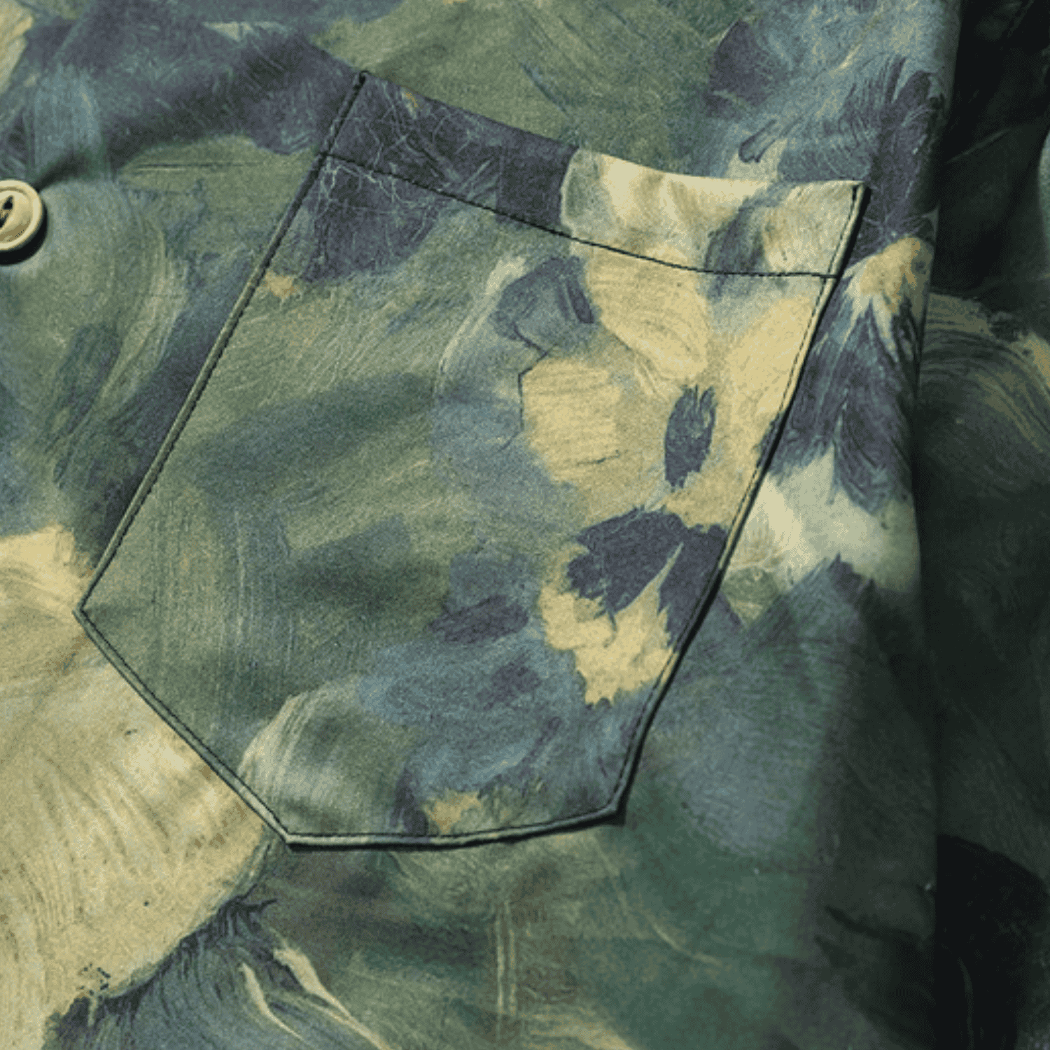 Flower oil painting shirt