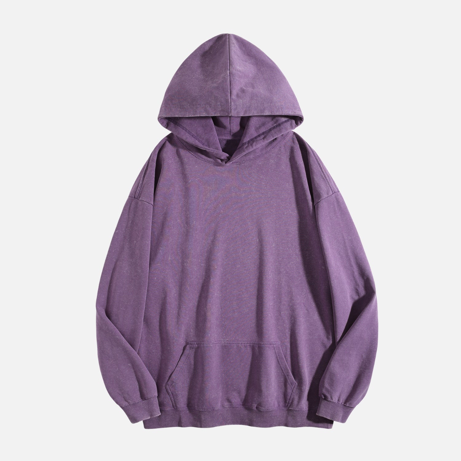 Washed Vintage Solid Color Hoodie