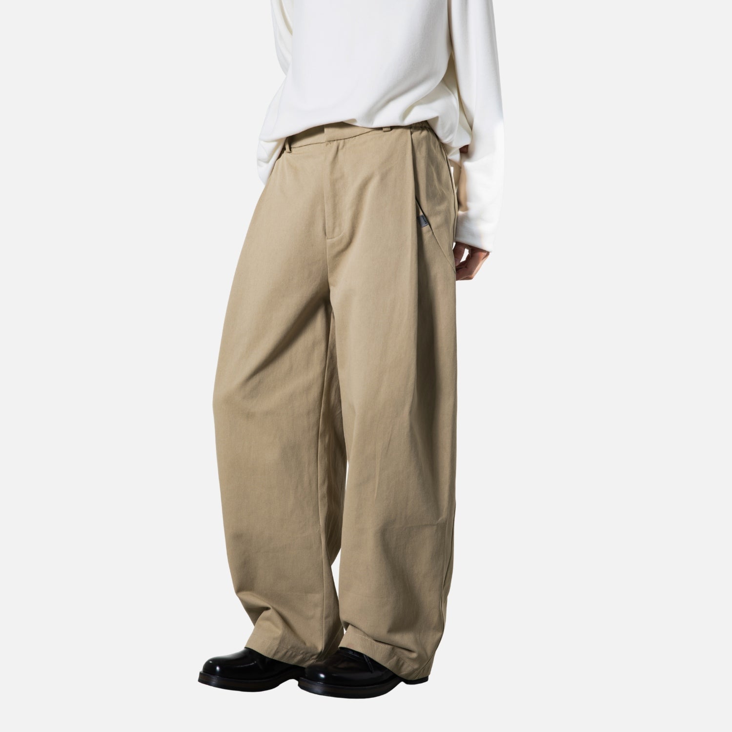 Pleated Vintage Cotton Pants