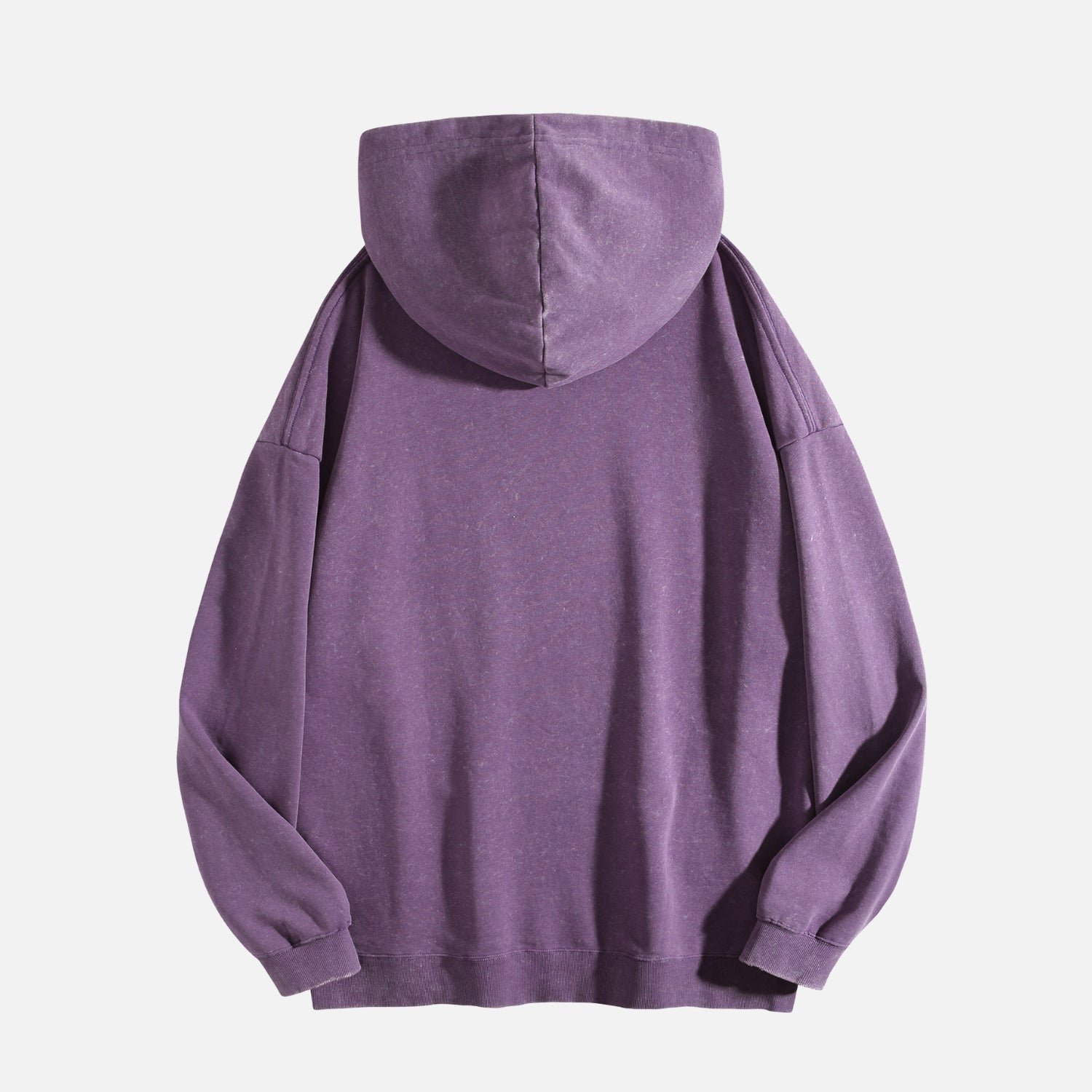 Washed Vintage Solid Color Hoodie