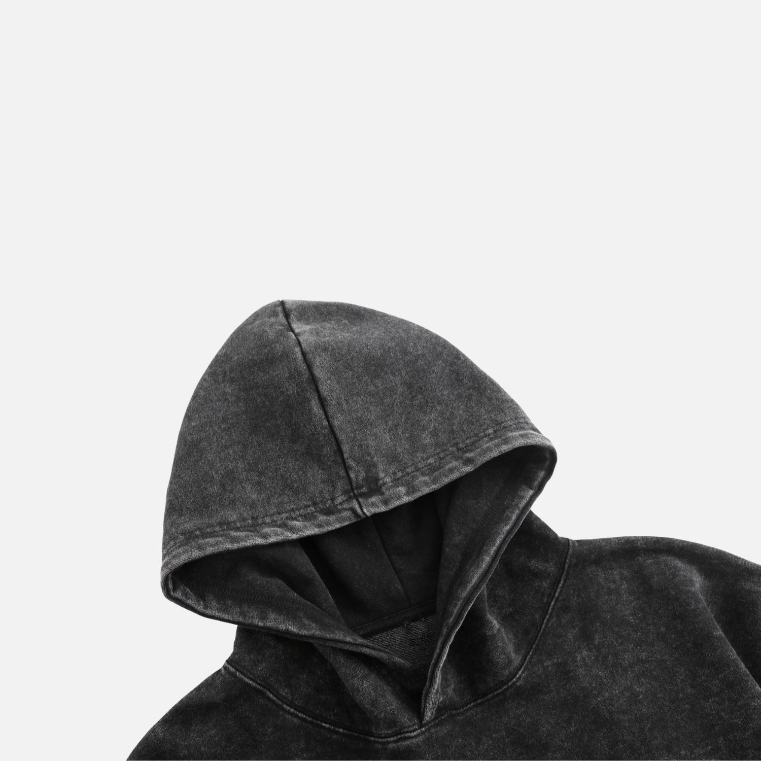 Washed Vintage Solid Color Hoodie