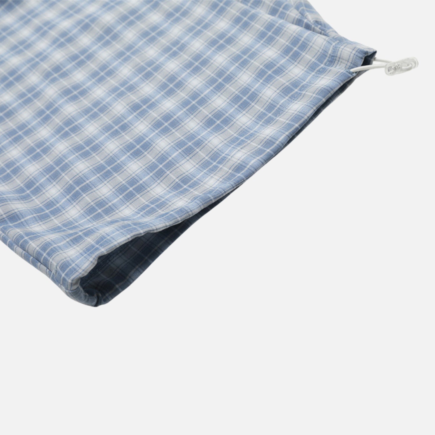 Plaid Slouchy Slant Baggy Pants