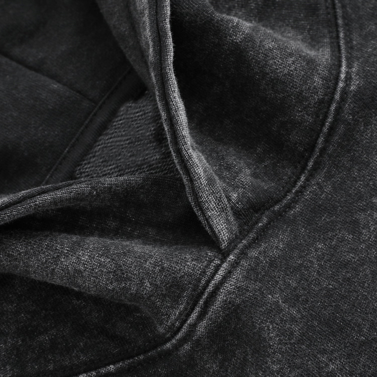 Washed Vintage Solid Color Hoodie
