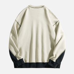 Retro Style Patchwork Sweatshirt