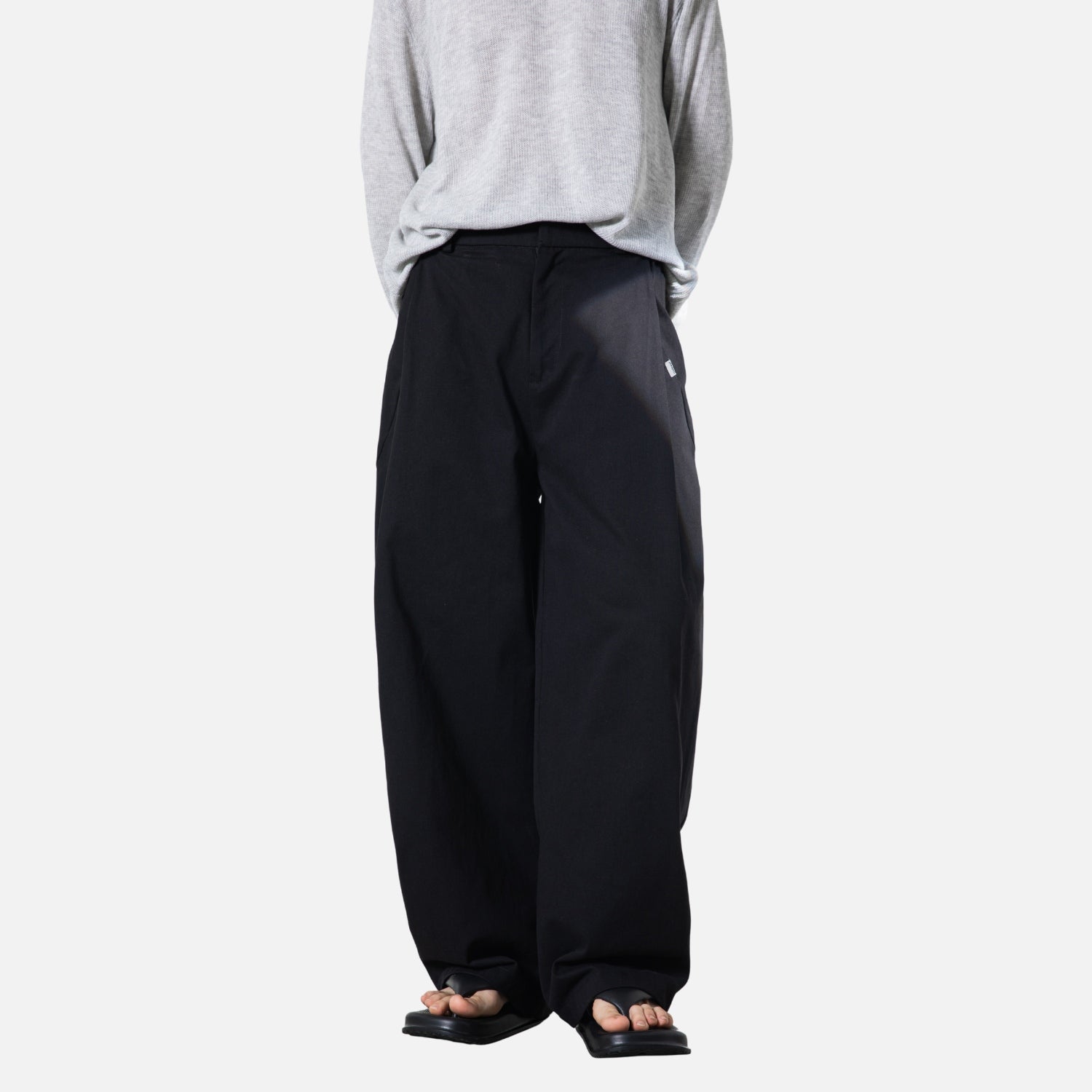 Pleated Vintage Cotton Pants