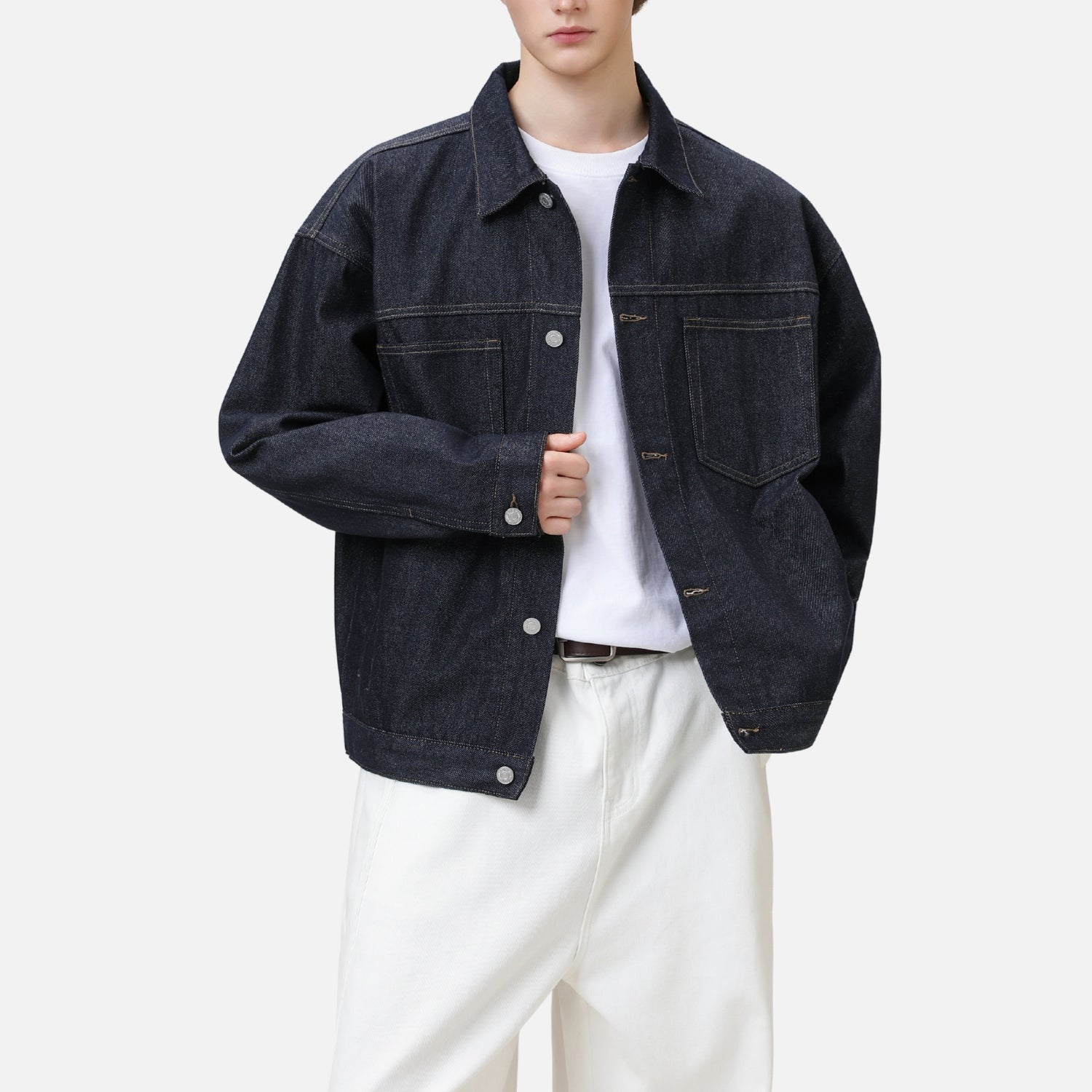 Raw Stitch Denim Jacket