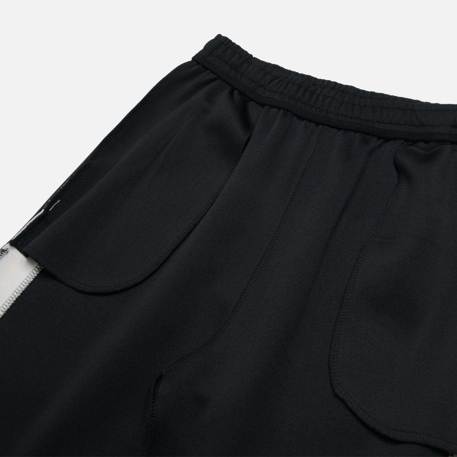 Colorblock Casual Straight-Leg Pants