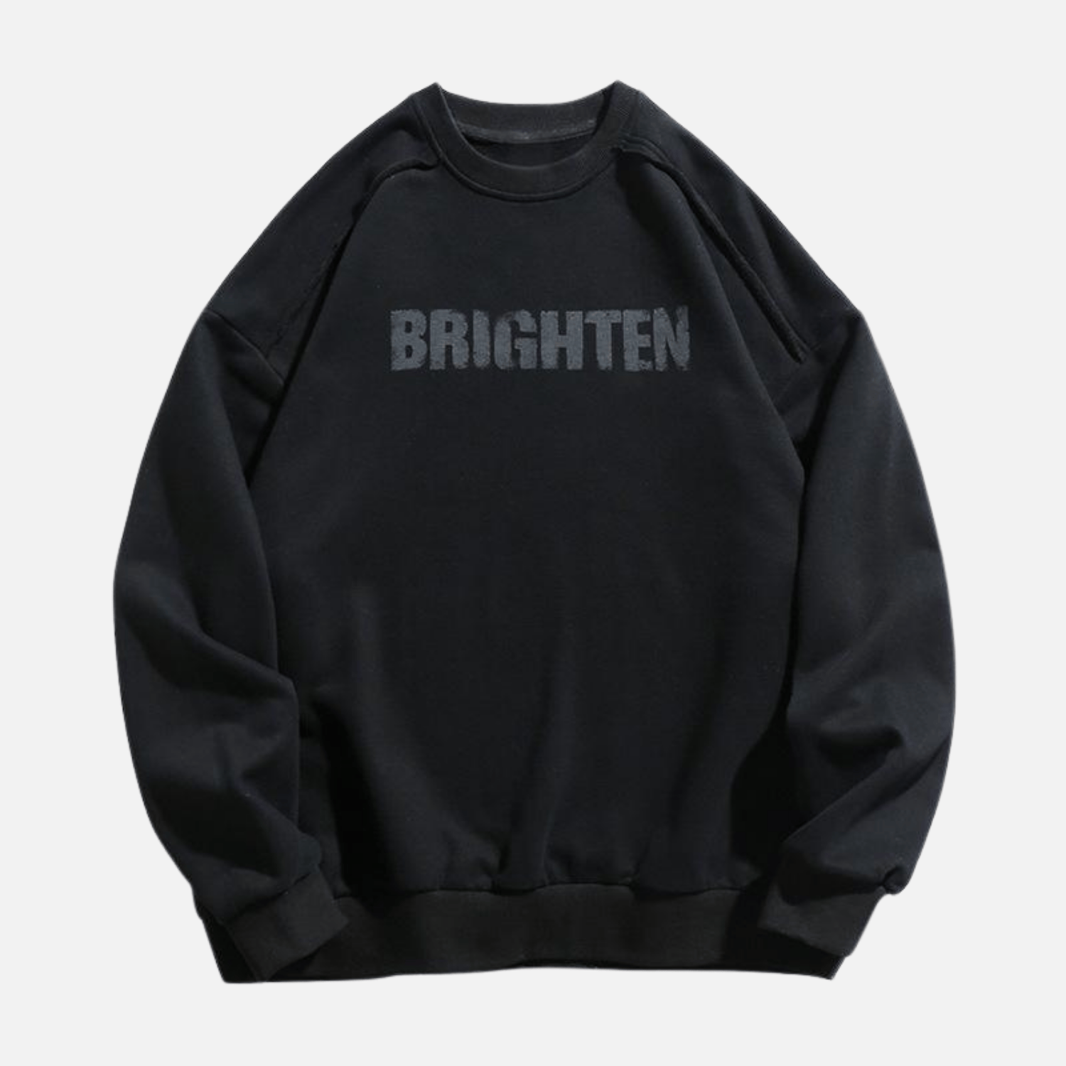 Double Letter Print Sweatshirt