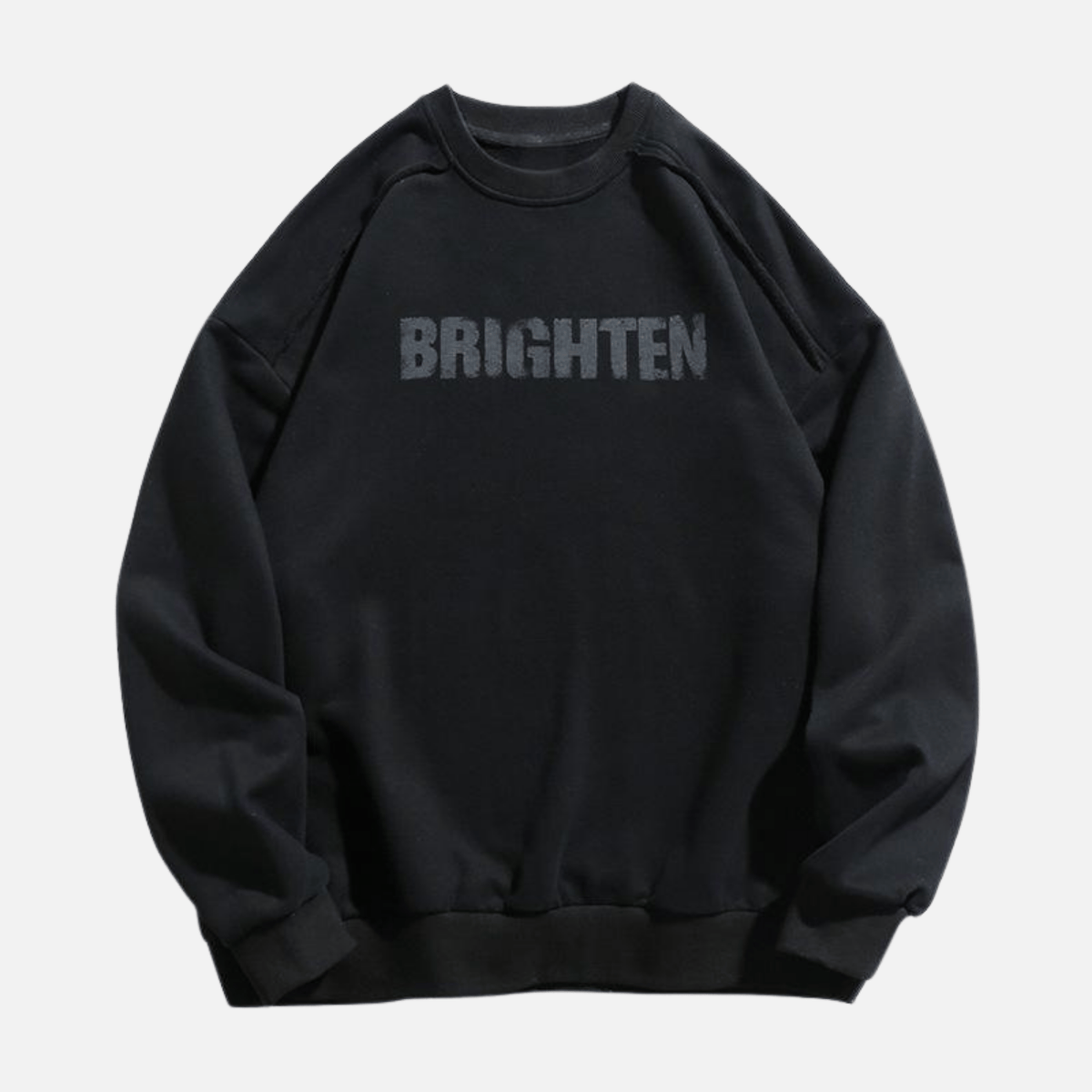 Double Letter Print Sweatshirt