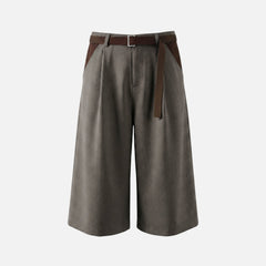 Clean-Fit Tailored Shorts