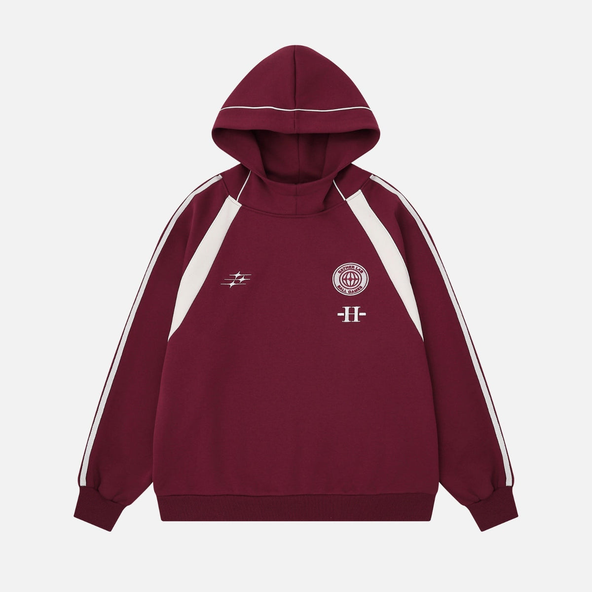 Vintage Colorblock Raglan Hoodie