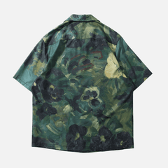 Flower oil painting shirt