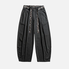Wide-Leg Casual Baggy Pants