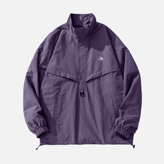 Waterproof Textured Half-Zip Tactical Jacket
