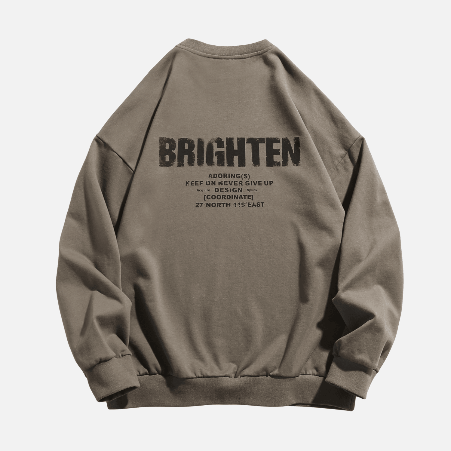 Double Letter Print Sweatshirt