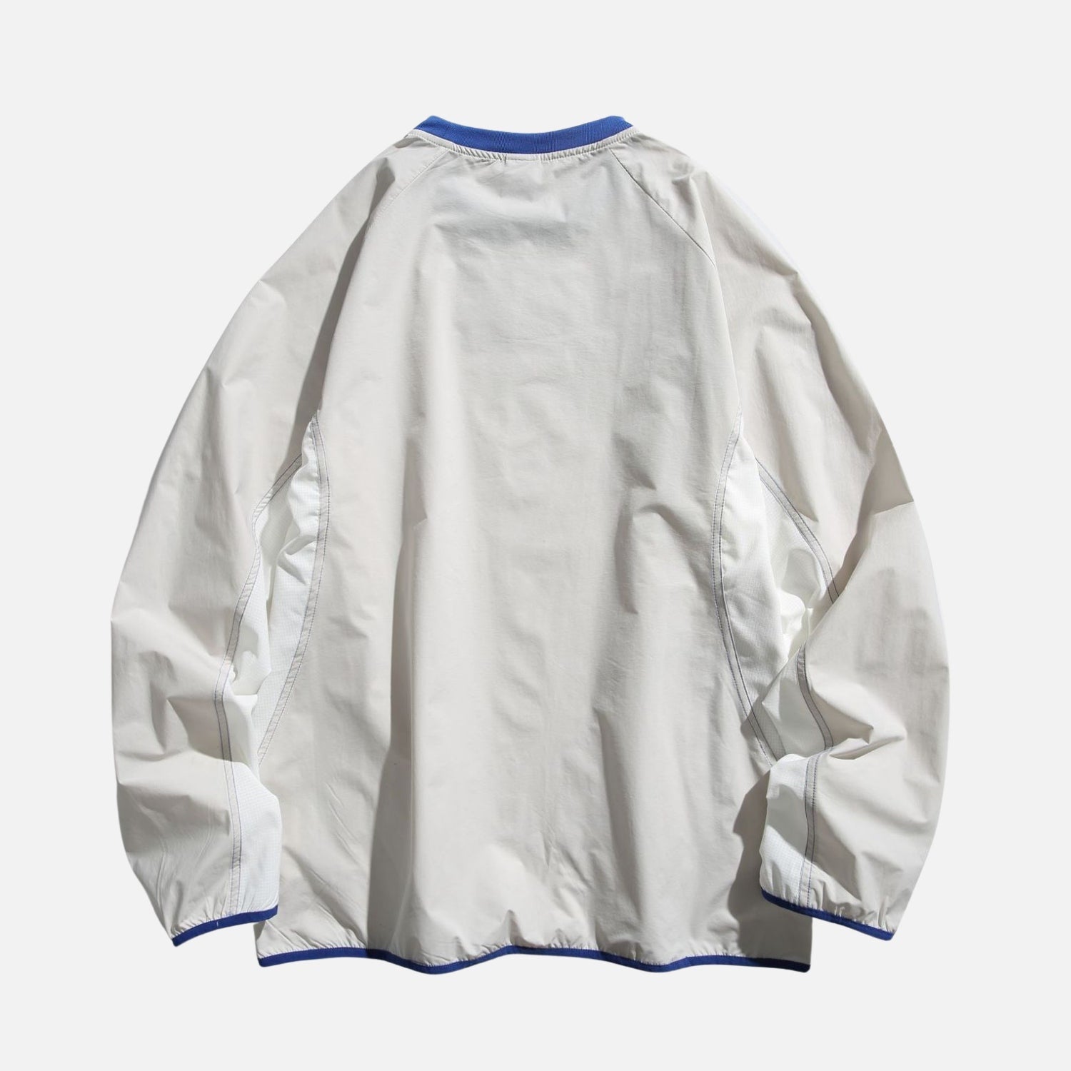 Patchwork Zipper Pocket Sweatshirt
