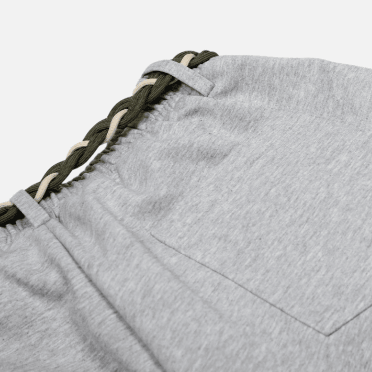 Woven Belt Baggy Pants
