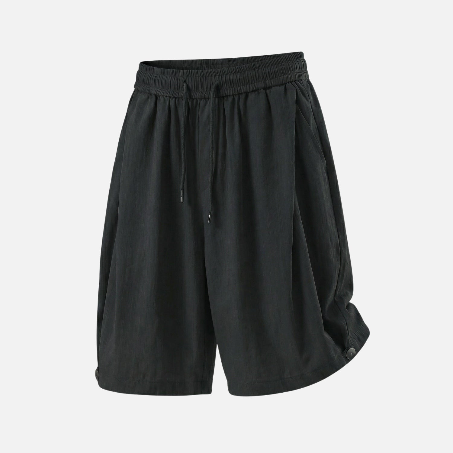 Clean-Fit Pleated Tailored Shorts