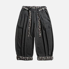 Wide-Leg Casual Baggy Pants