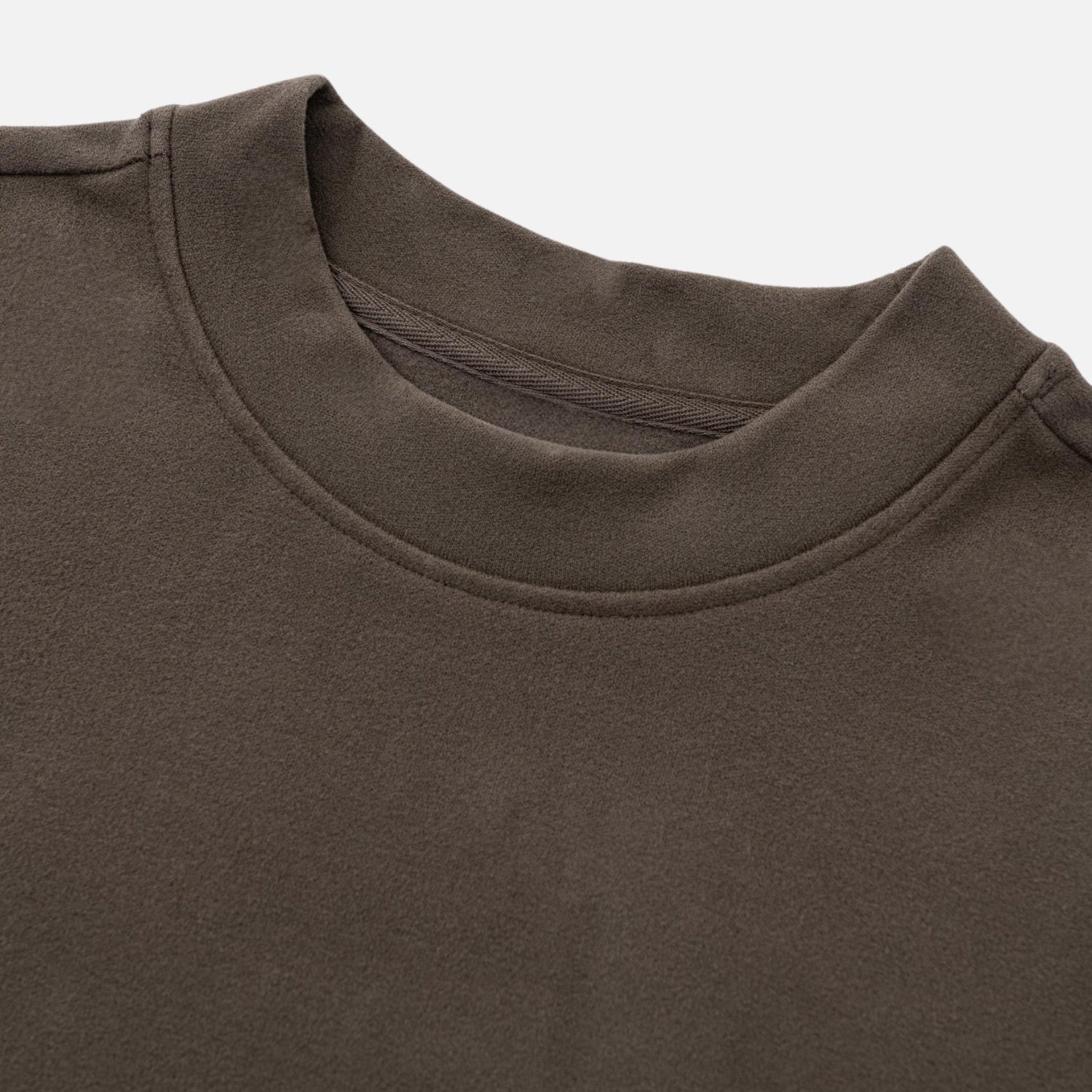 Layered Coral Fleece Long Sleeve Tee