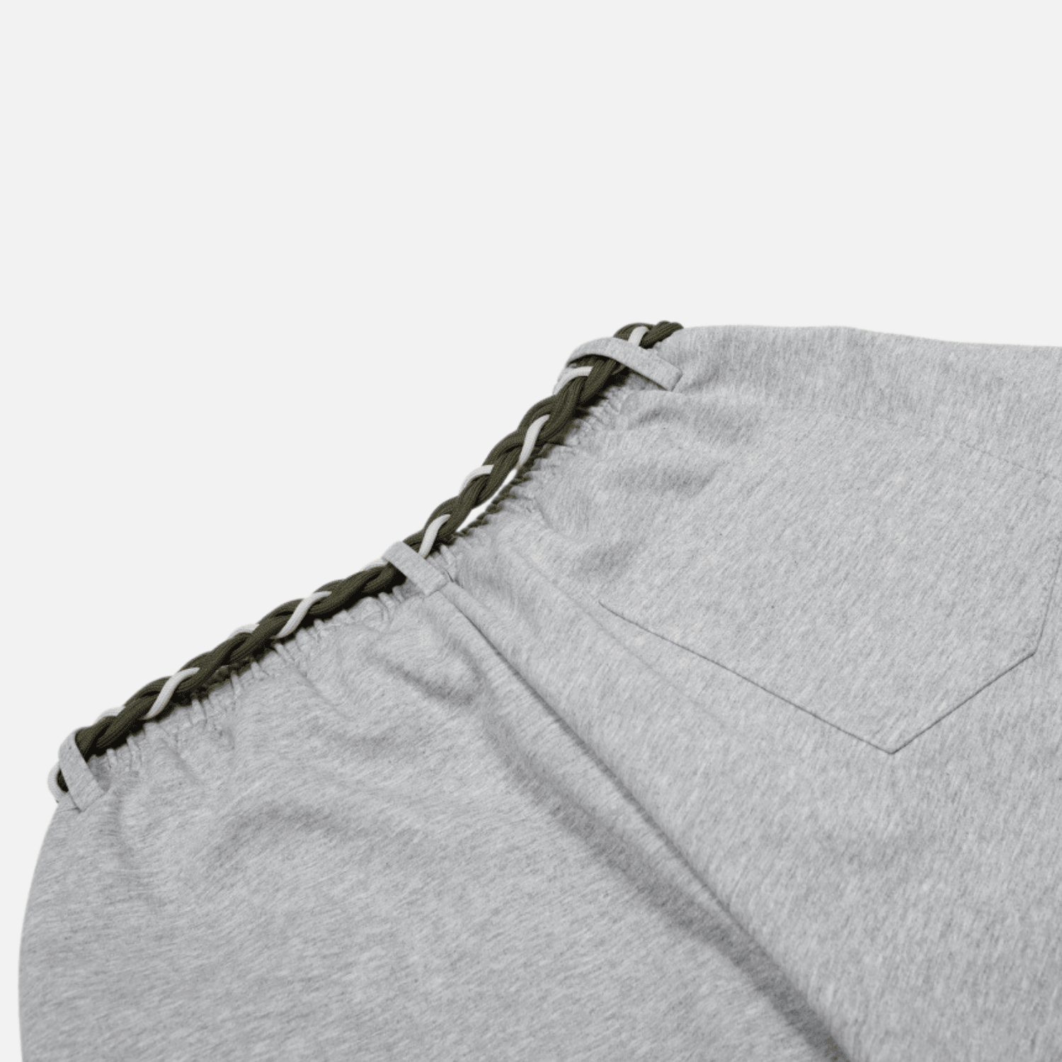 Woven Belt Baggy Pants