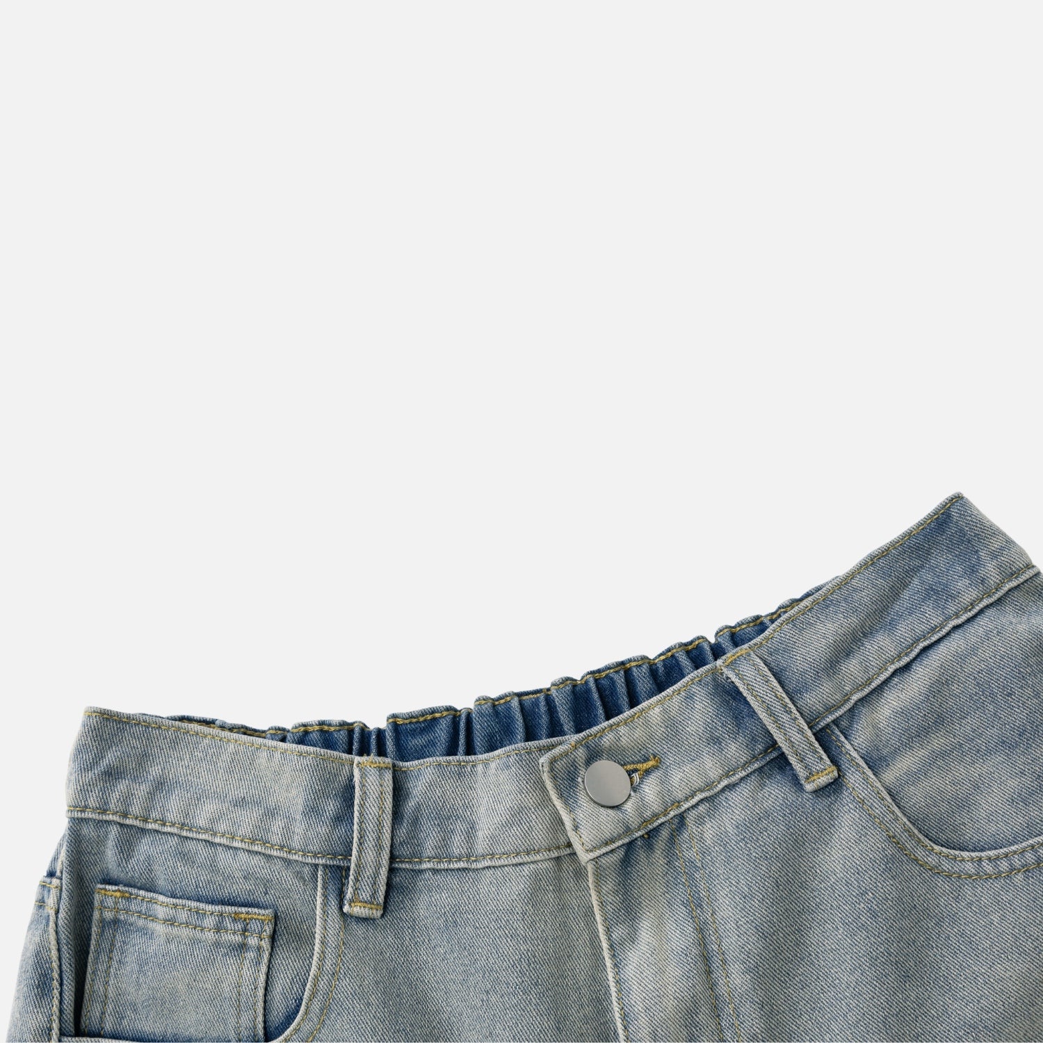 Vintage Washed Denim Shorts