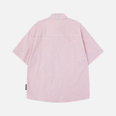 Preppy Plaid Short Sleeve Shirt