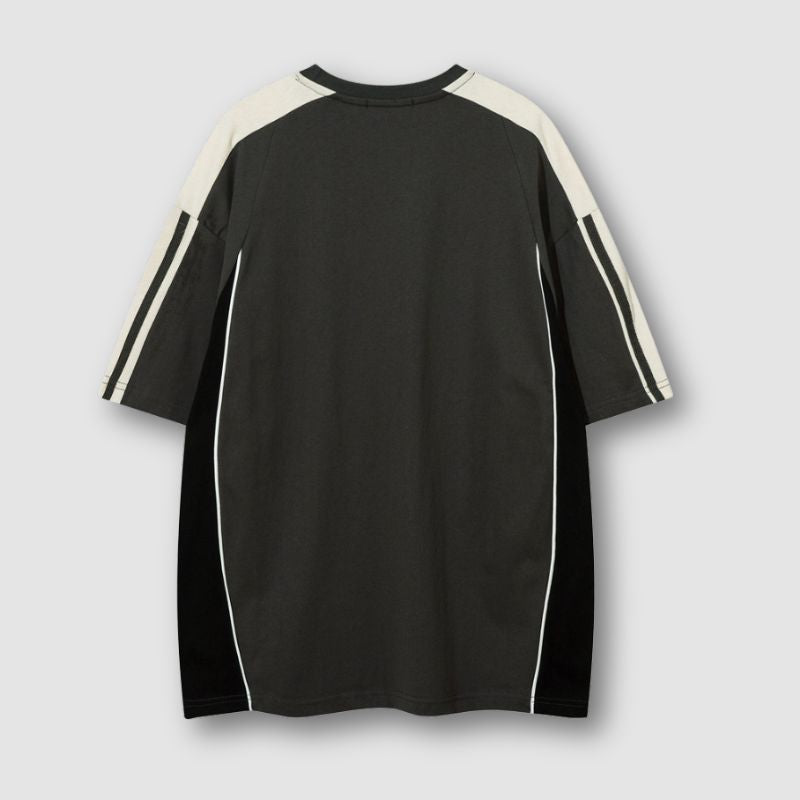 Patchwork Racing Cotton Tee