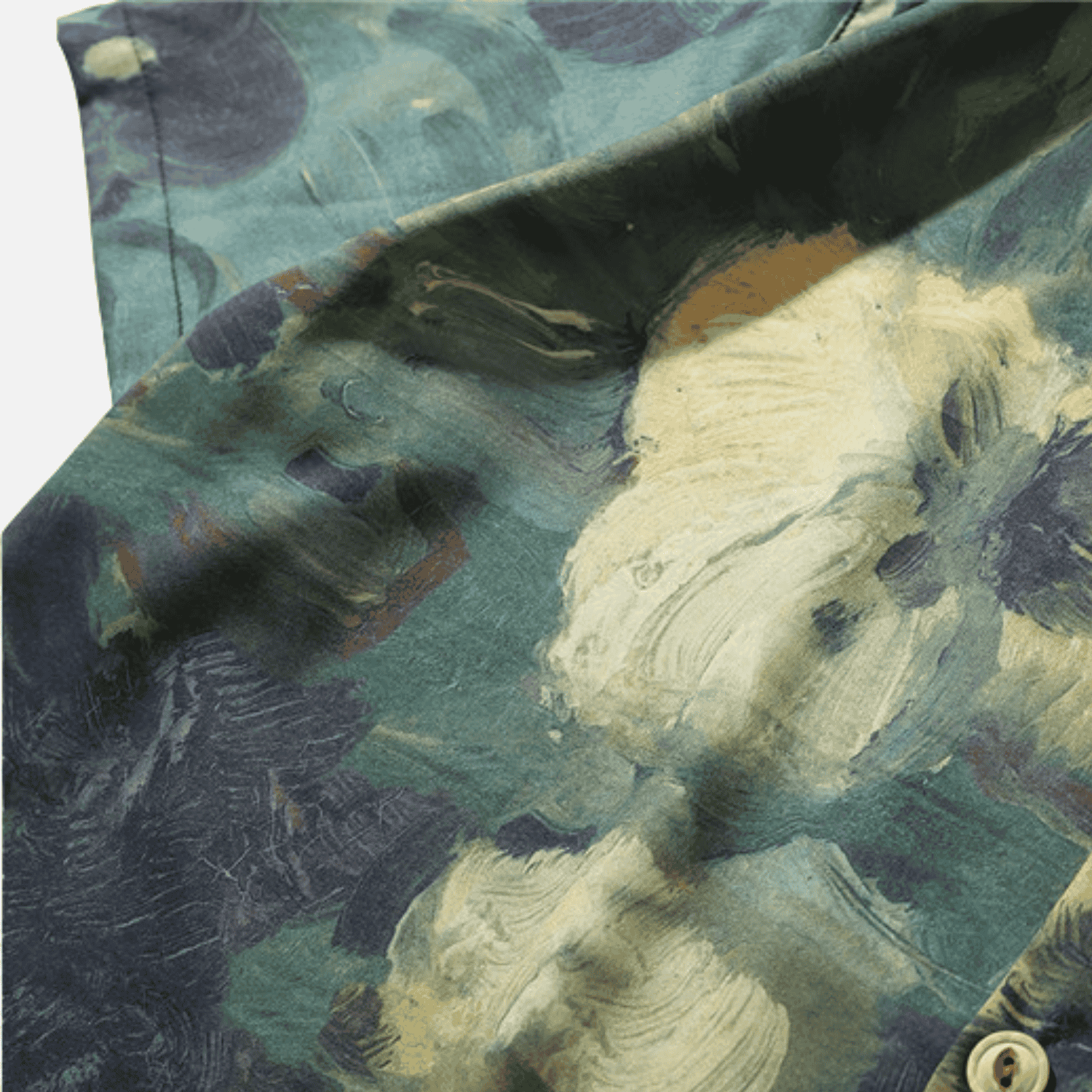 Flower oil painting shirt