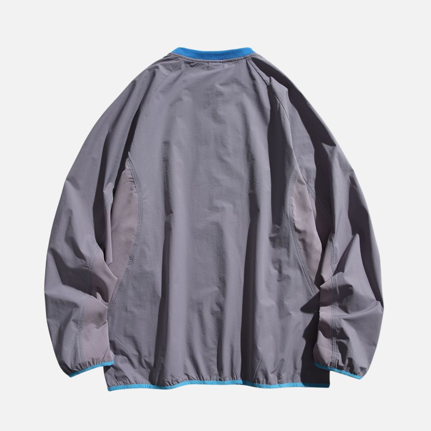 Patchwork Zipper Pocket Sweatshirt