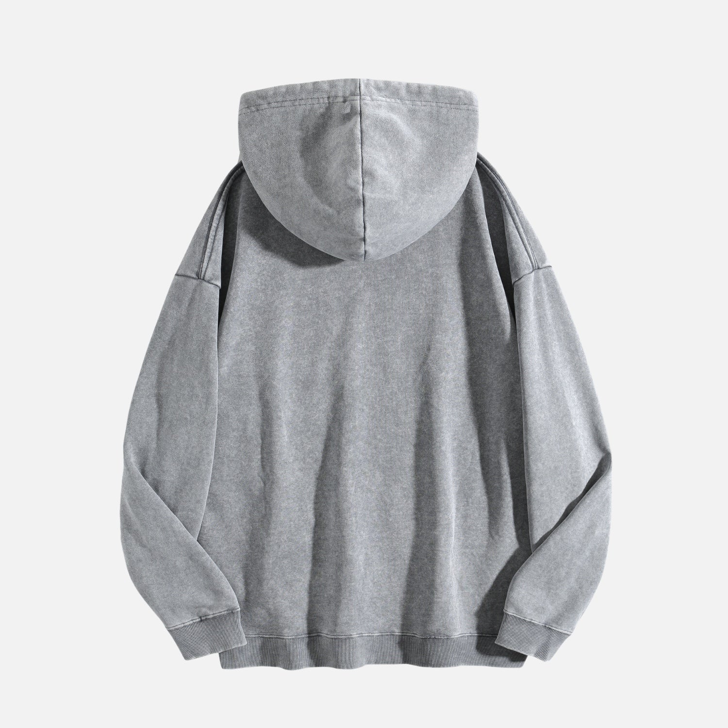 Washed Vintage Solid Color Hoodie