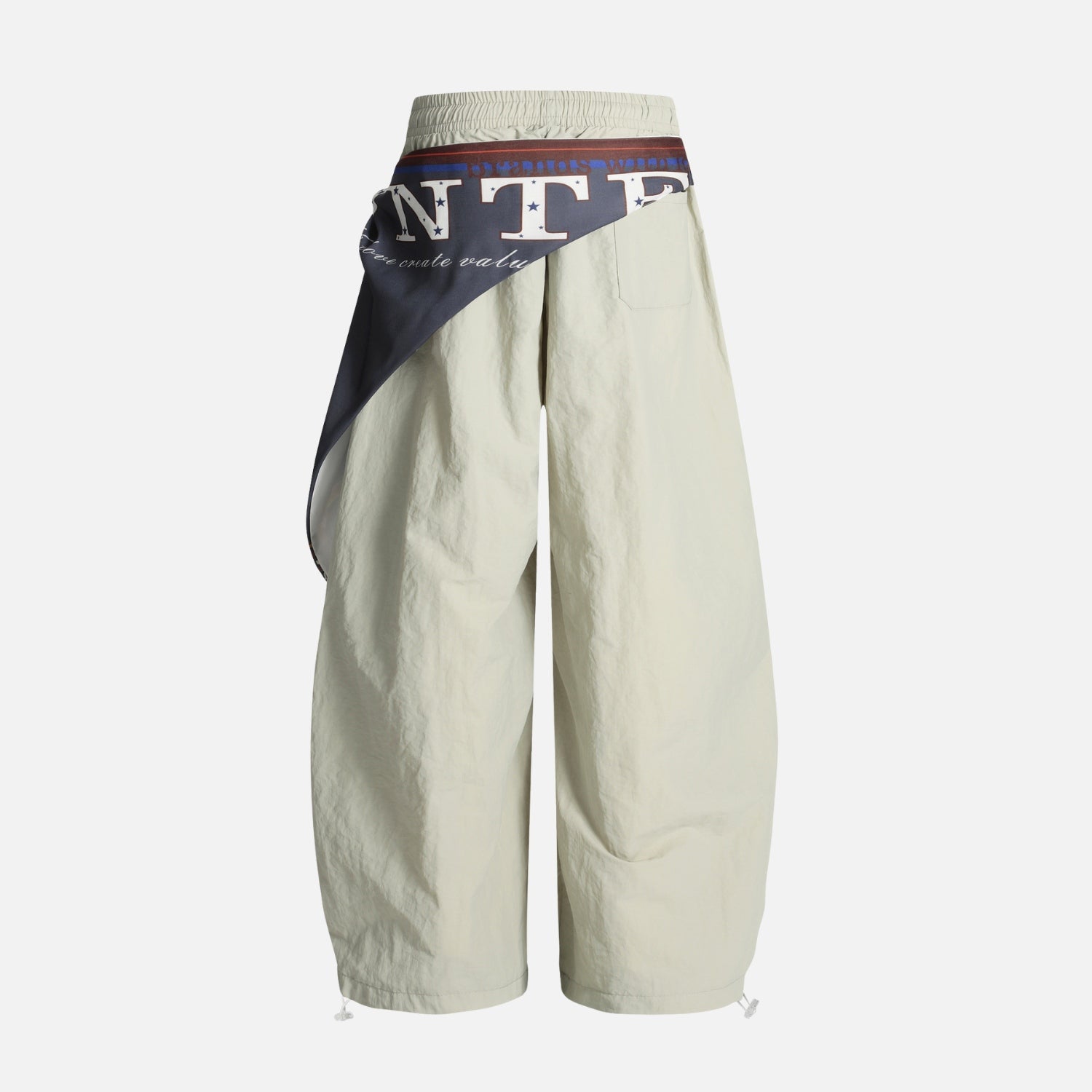 Vintage Paratrooper Wide-Leg Pants