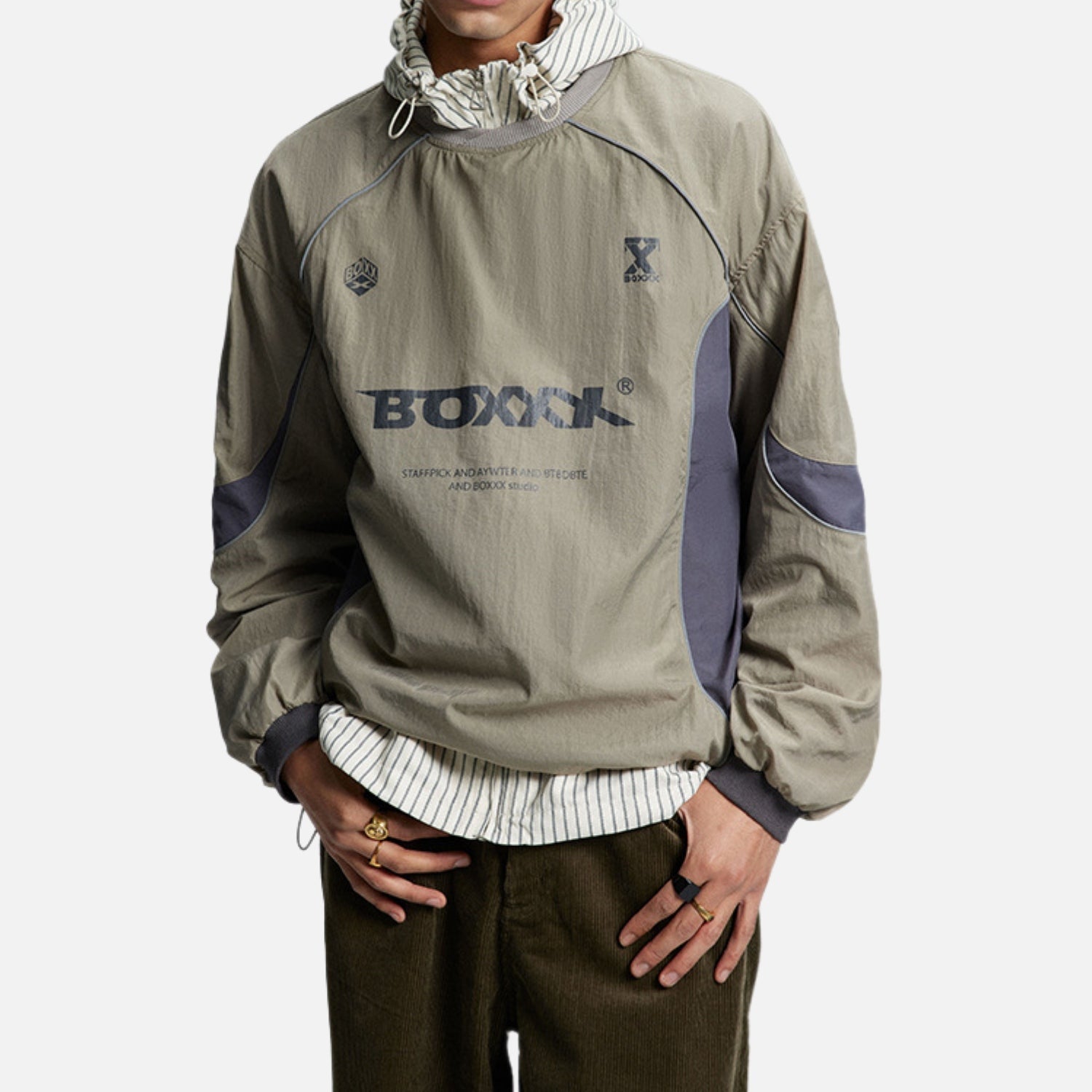 Outdoor Color Contrast Racing Tee