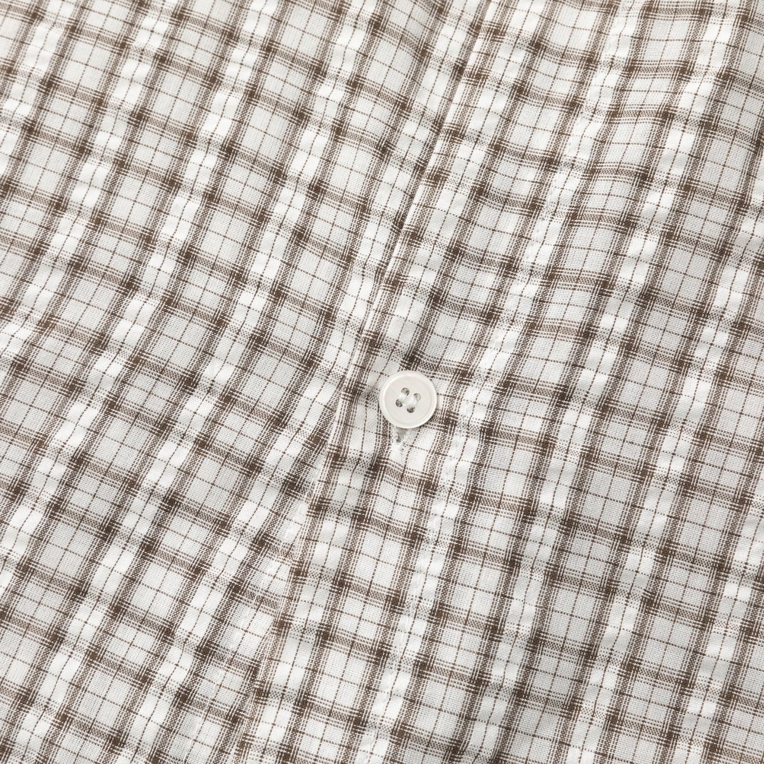 Adjustable Hem Plaid Shirt