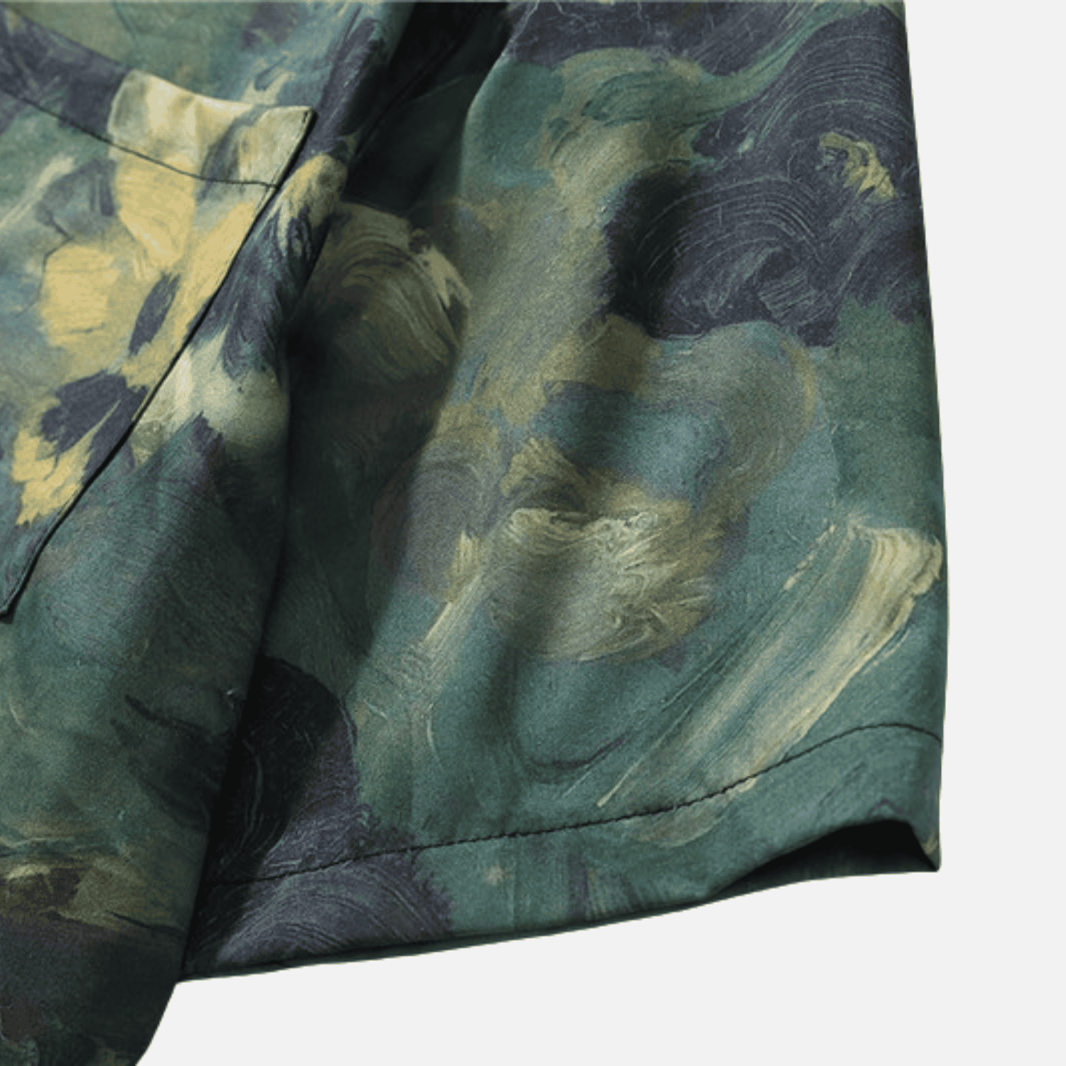 Flower oil painting shirt