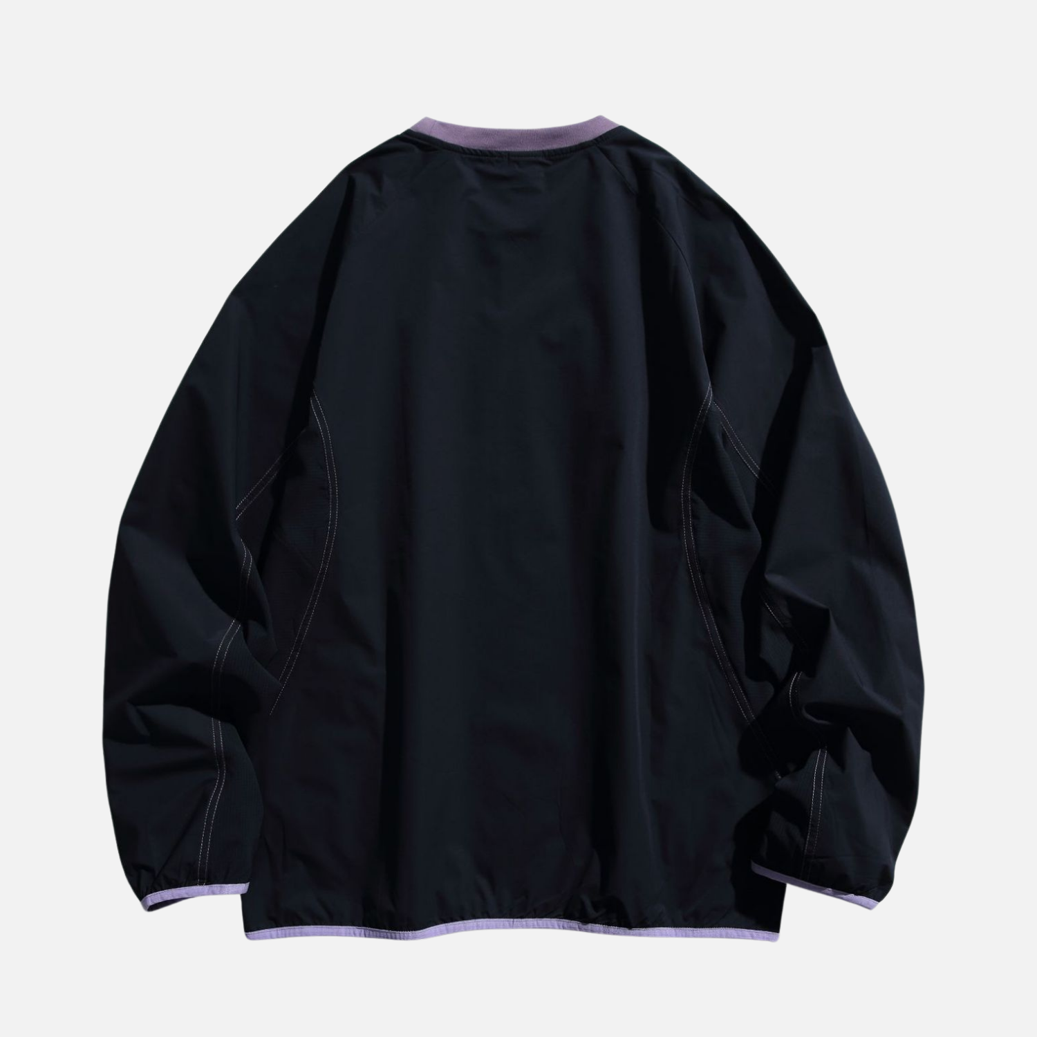 Patchwork Zipper Pocket Sweatshirt