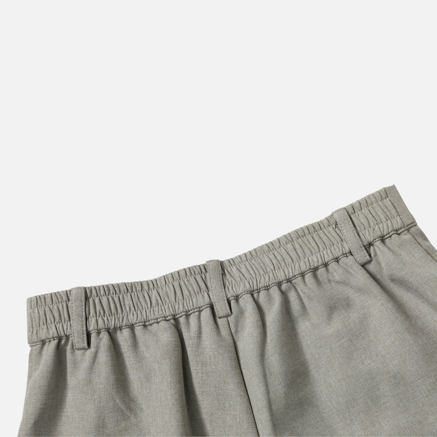 Linen-Texture Bermuda Shorts