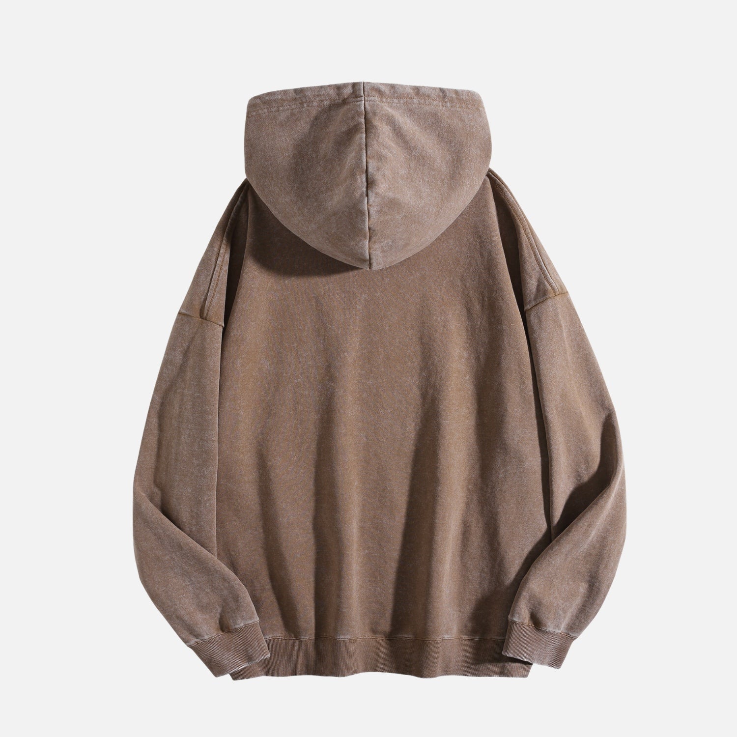 Washed Vintage Solid Color Hoodie
