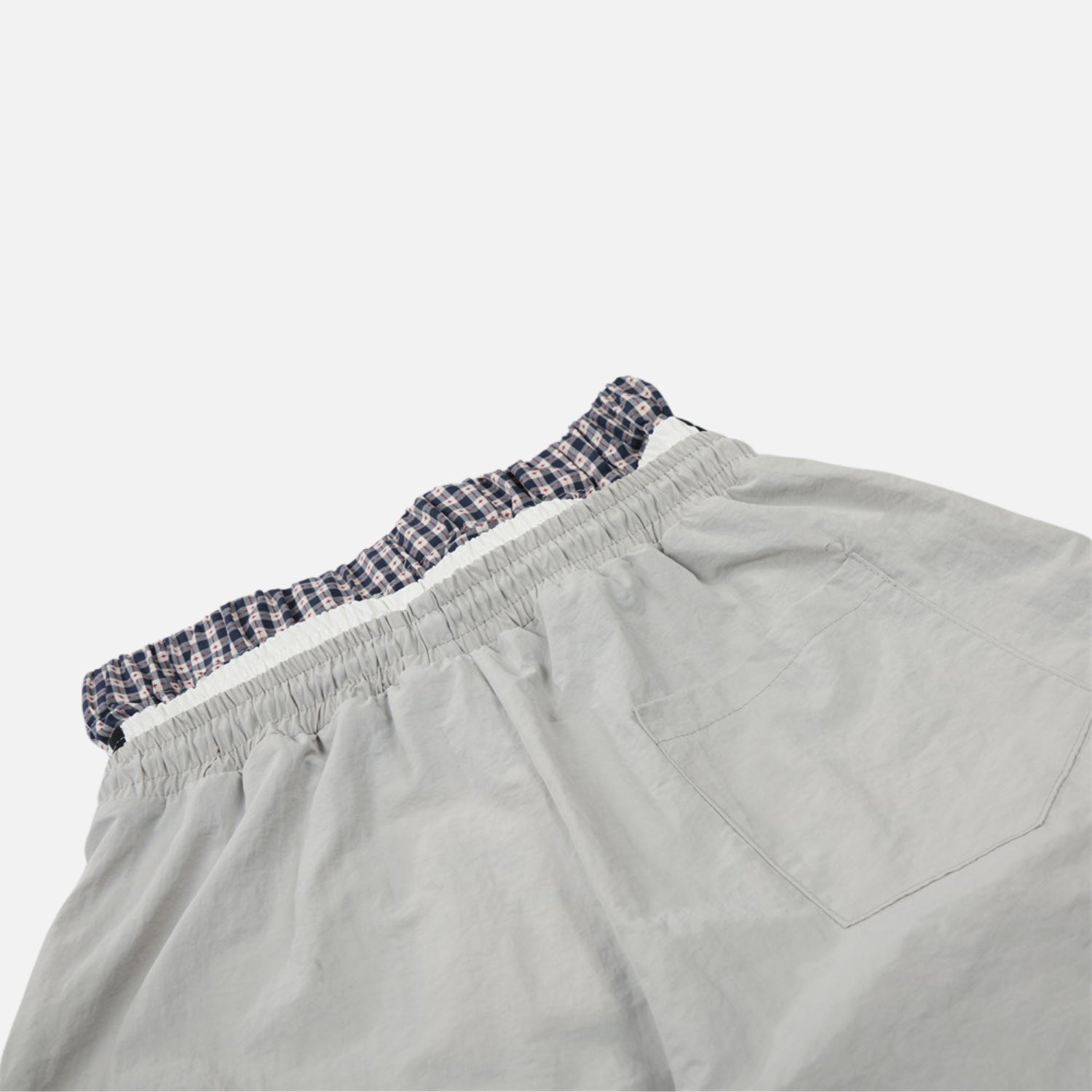 Faux-Layered Double-Waist Pants