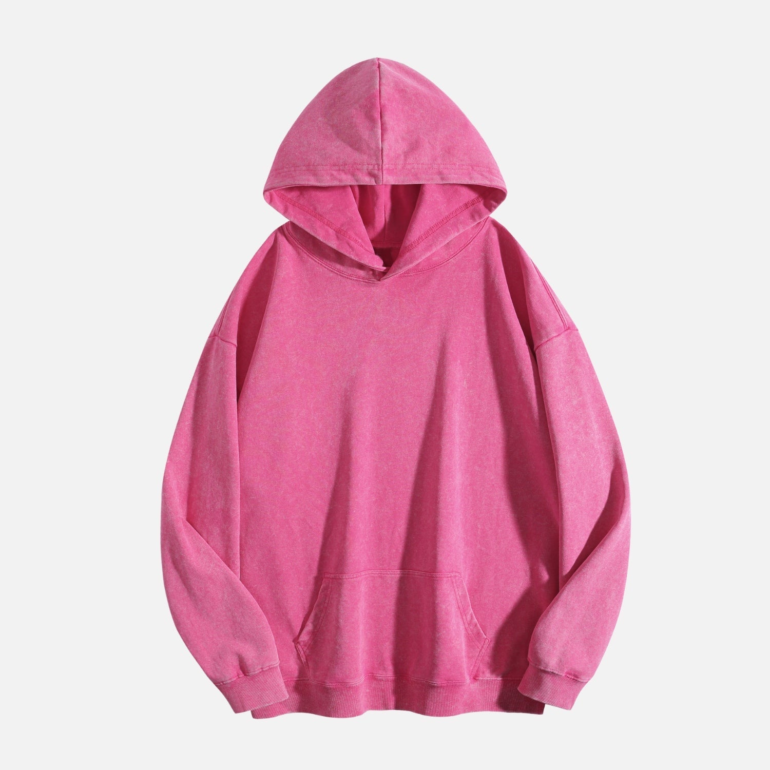 Washed Vintage Solid Color Hoodie