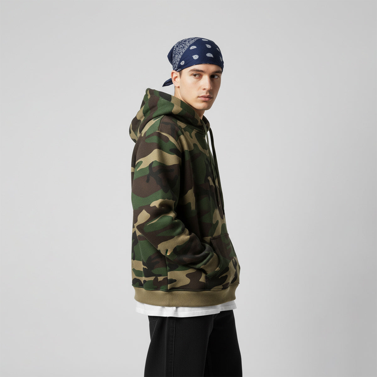 Camo Casual Hoodie