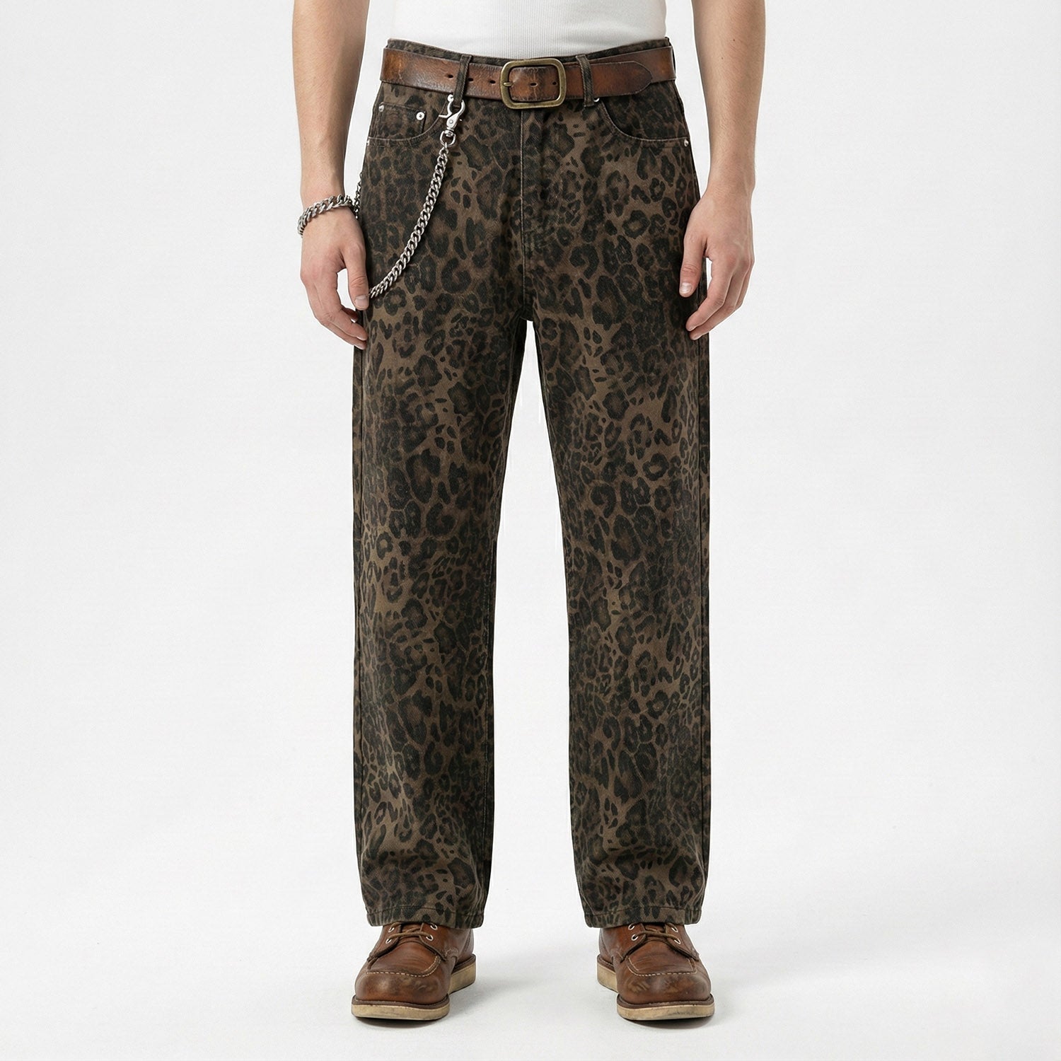 Vintage Leopard Jeans